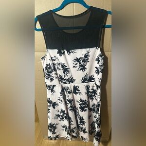 Trixxi Black Sheer Layering Top